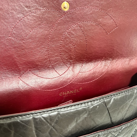 Chanel Black 2.55 Reissue 227 Double Flap Bag - Picture 9 of 15